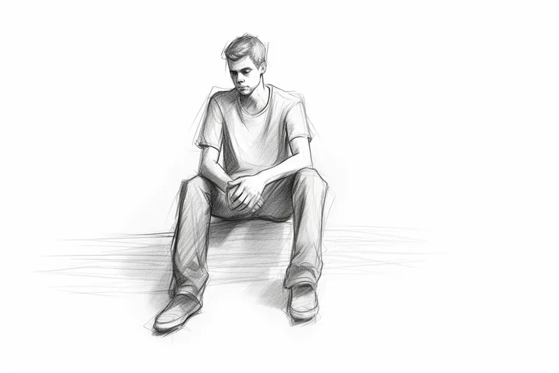 How to Draw a Sitting Person