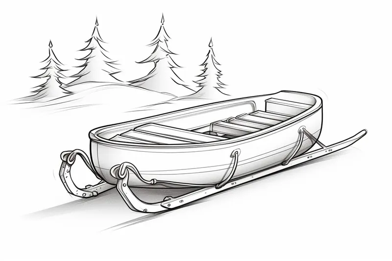 How to Draw a Sled