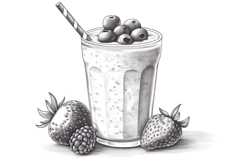 How to Draw a Smoothie