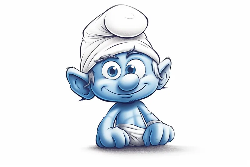 How to Draw a Smurf