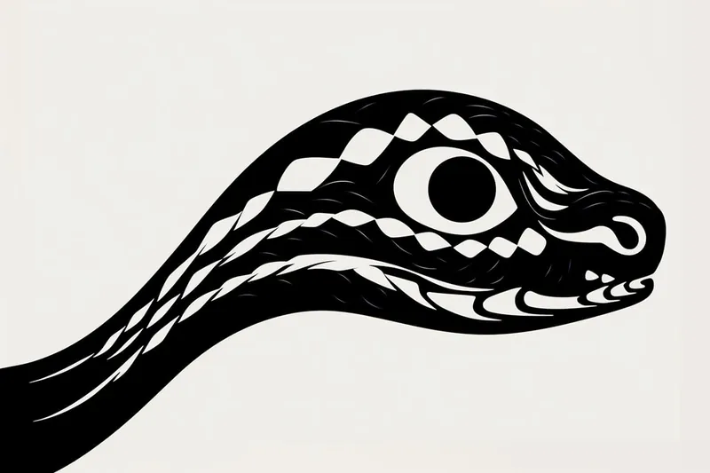 How to Draw a Snake Head