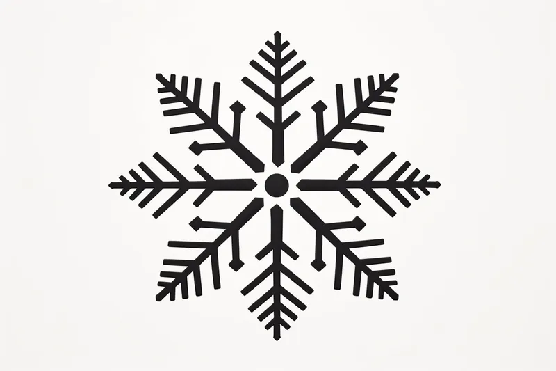 How to Draw a Snowflake Easy