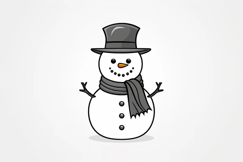 How to Draw a Snowman