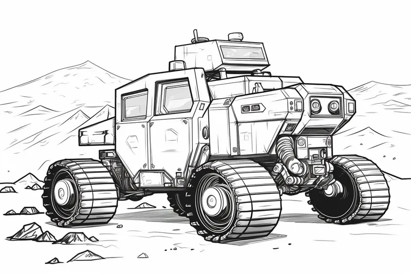 How to Draw a Space Rover