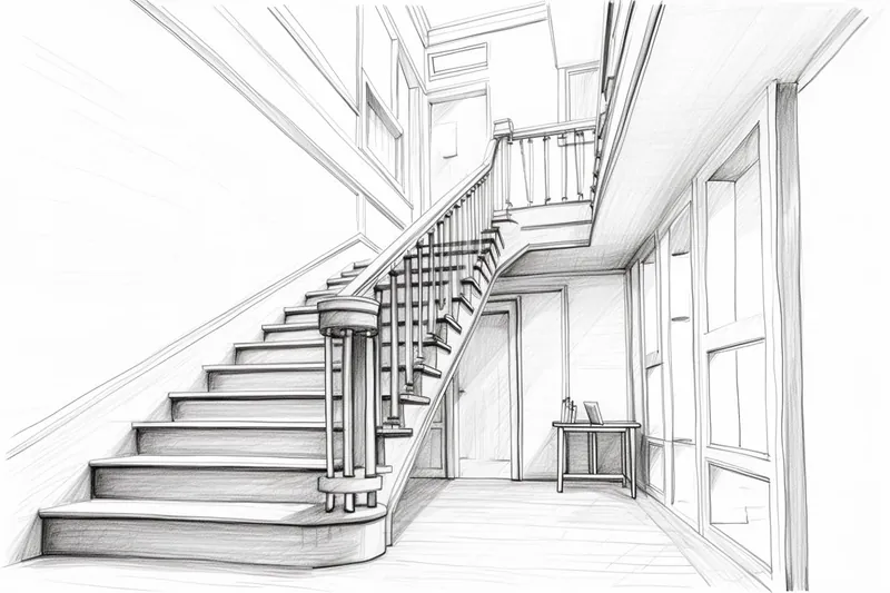 How to Draw a Stairwell