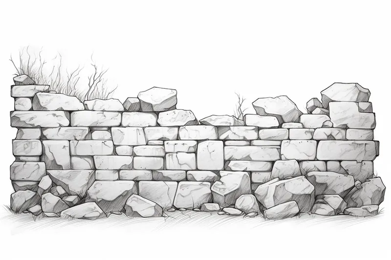 How to Draw a Stone Wall
