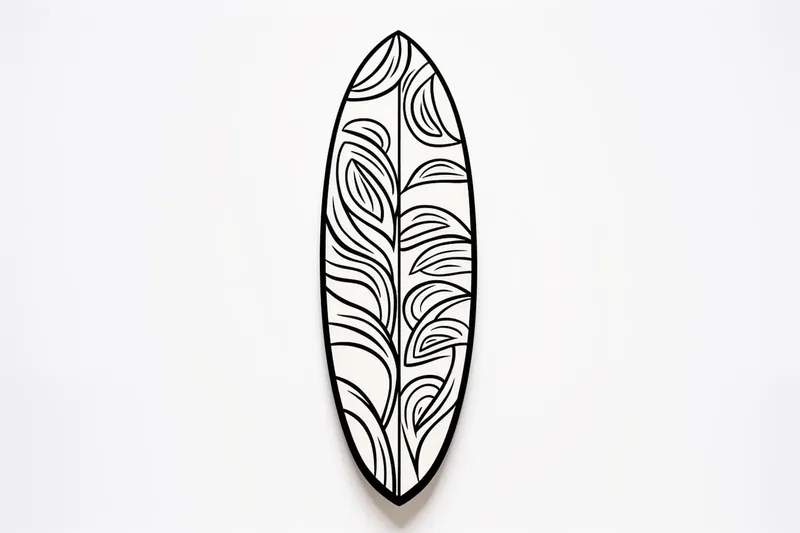 How to Draw a Surfboard