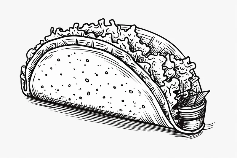 How to Draw a Taco