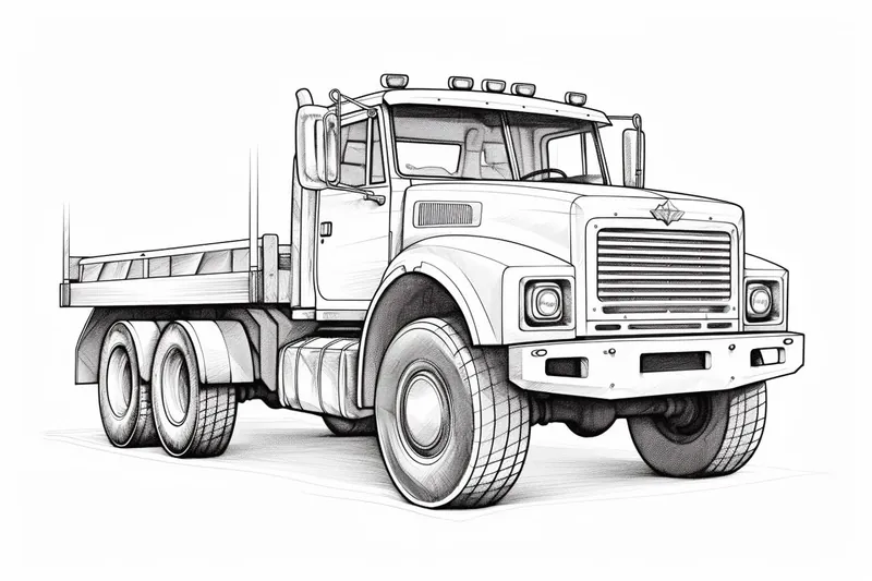 How to Draw a Tow Truck