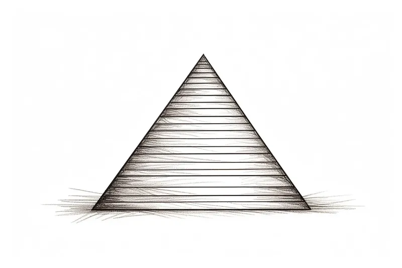 How to Draw a Triangular Pyramid