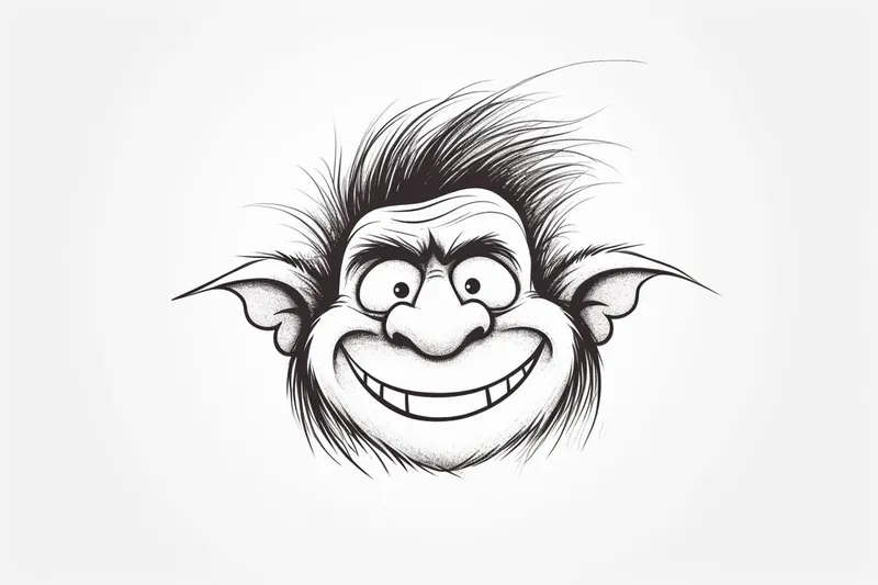 How to Draw a Troll Face