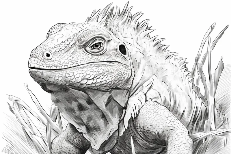 How to Draw a Tuatara