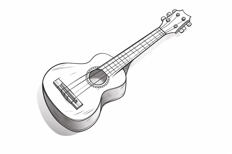 How to Draw a Ukulele