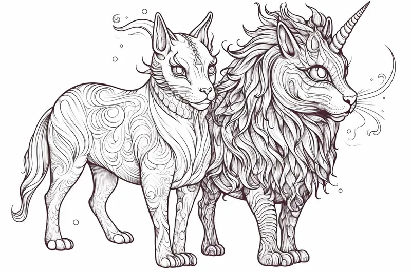 How to Draw a Unicorn Cat