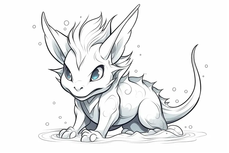 How to Draw a Vaporeon