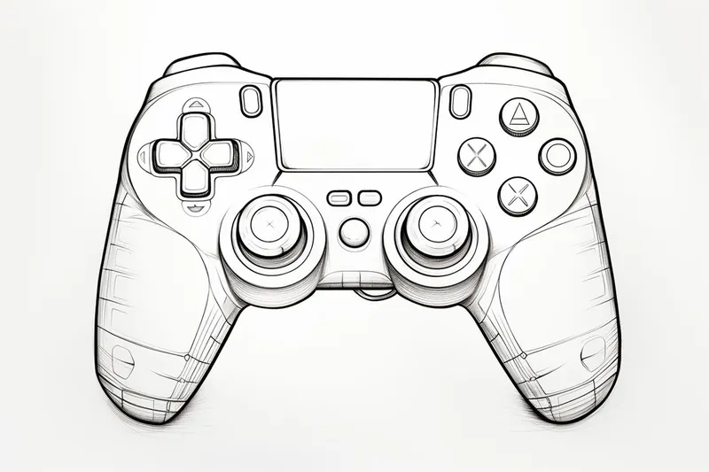 How to Draw a Video Game Controller