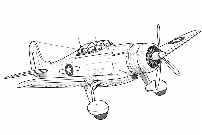 How to Draw a WW2 Plane