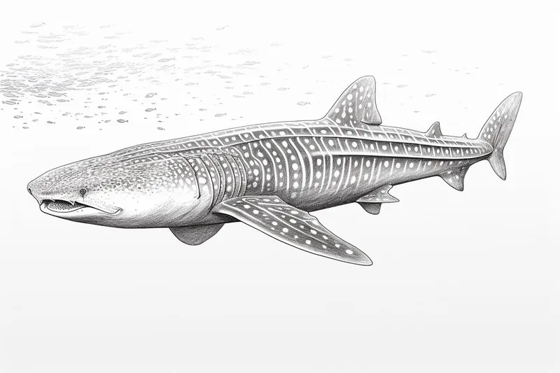 How to Draw a Whale Shark