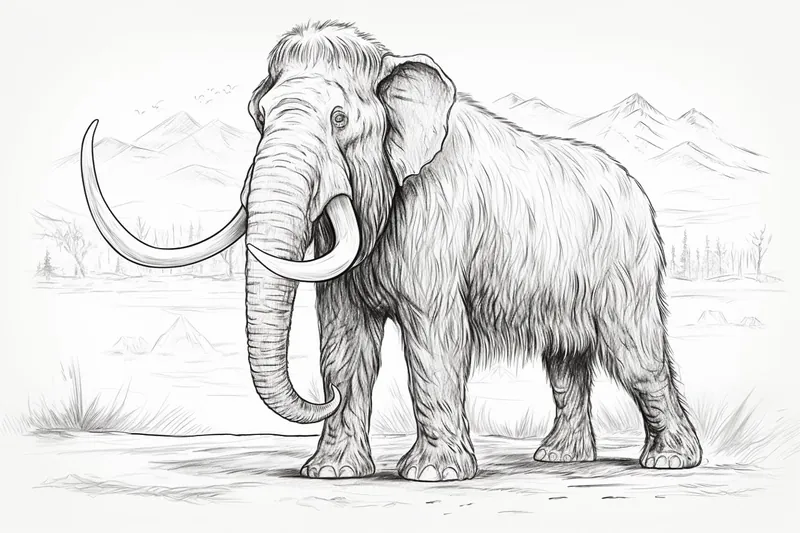 How to Draw a Woolly Mammoth