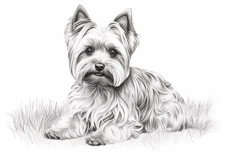 How to Draw a Yorkshire Terrier