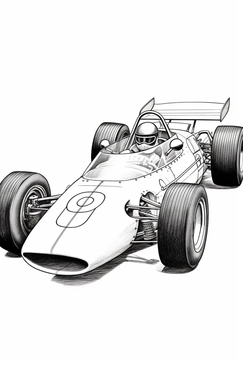 racecar sketch