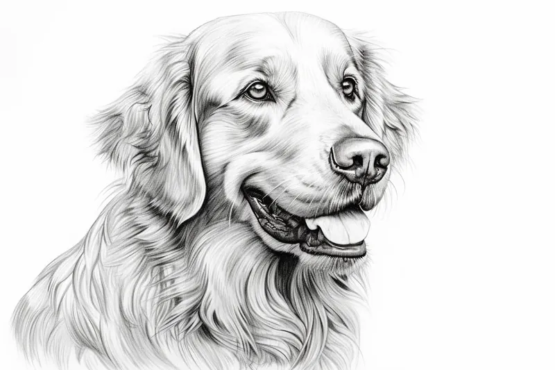 How to Draw a Golden Retriever