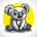 How to Draw a Baby Koala logo