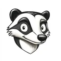 How to Draw a Badger logo