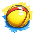 How to Draw a Beach Ball logo