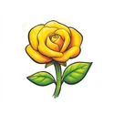 How to Draw a Small Rose logo