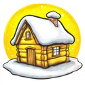 How to Draw a Winter Cabin logo