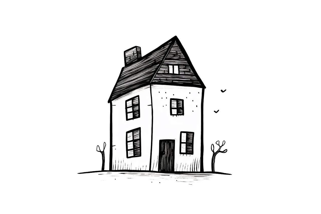 How to draw a house