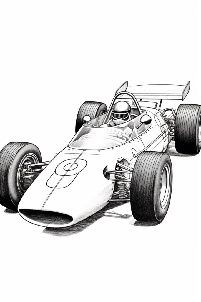 racecar sketch