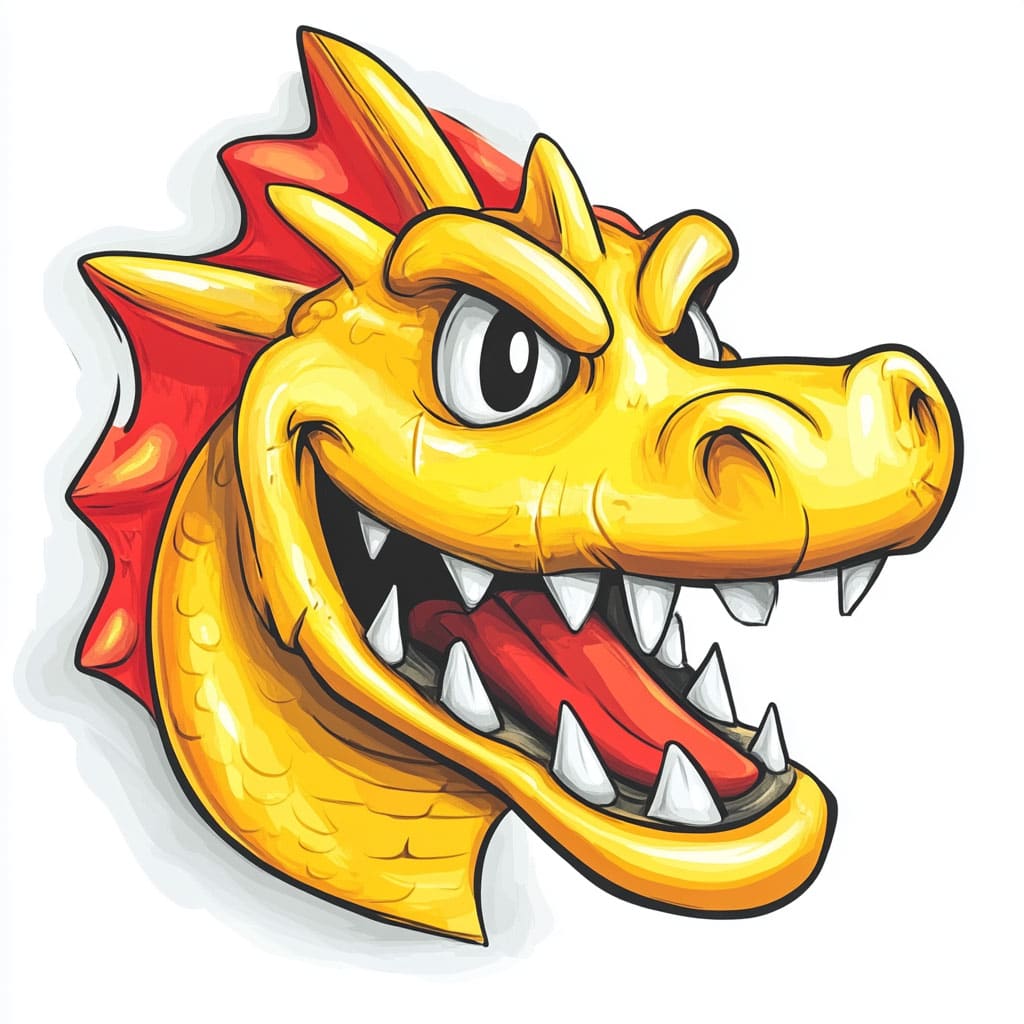 logo of a dragon