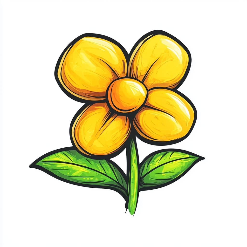 logo of a flower