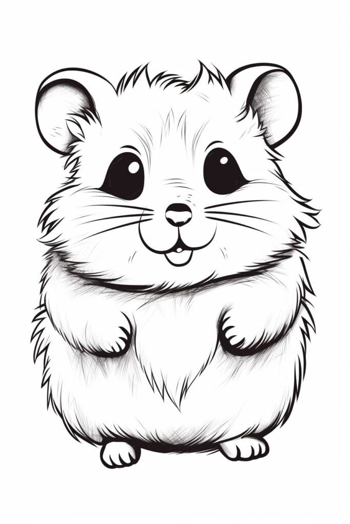 hamster drawing