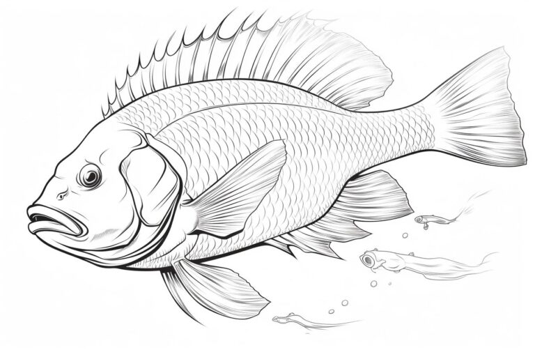 How to draw a fish