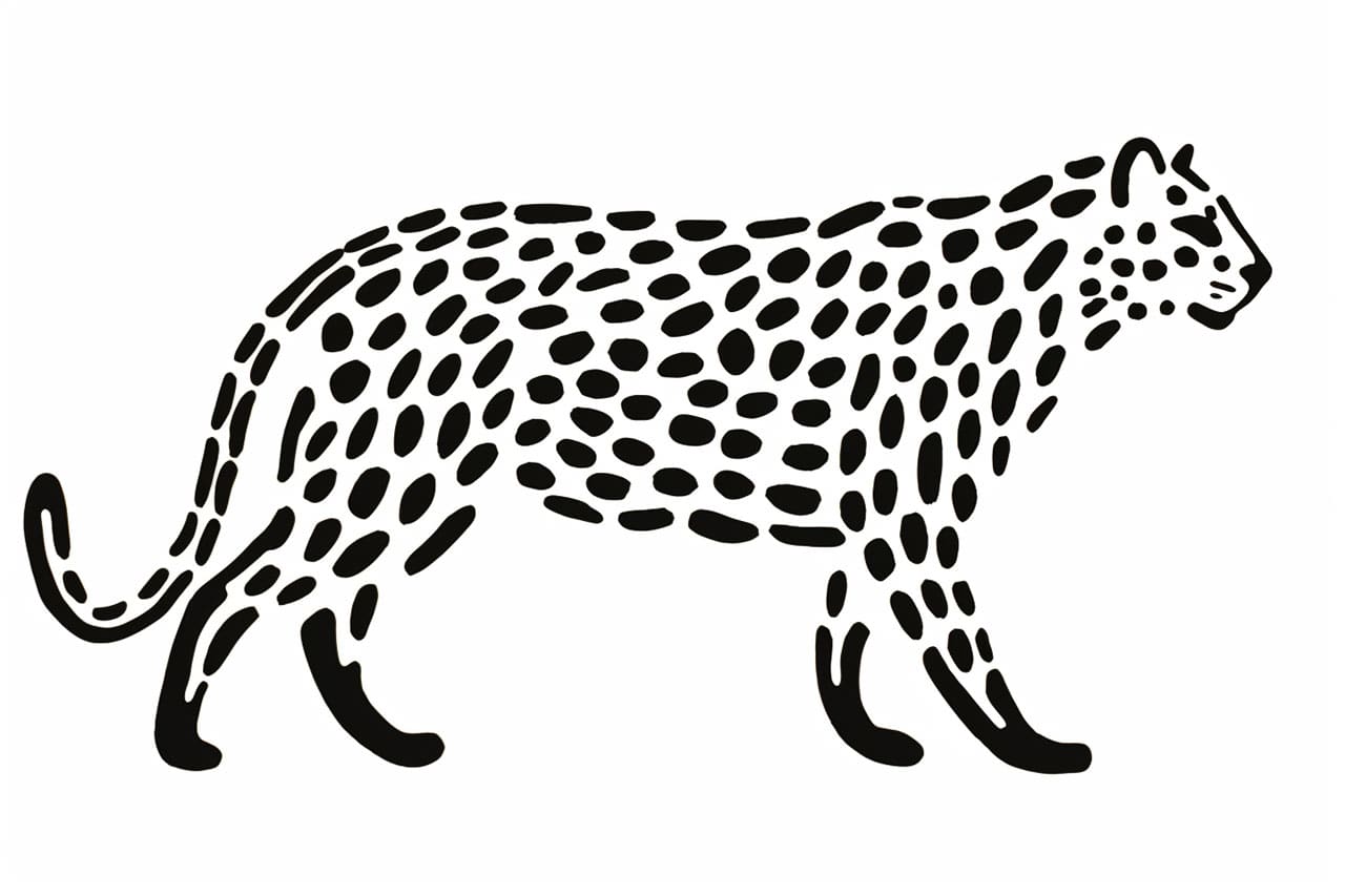 How to Draw Cheetah Print Yonderoo