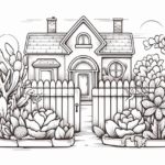 How to draw a garden