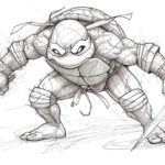 how to draw a ninja turtle