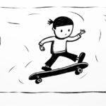 How to draw a skateboard