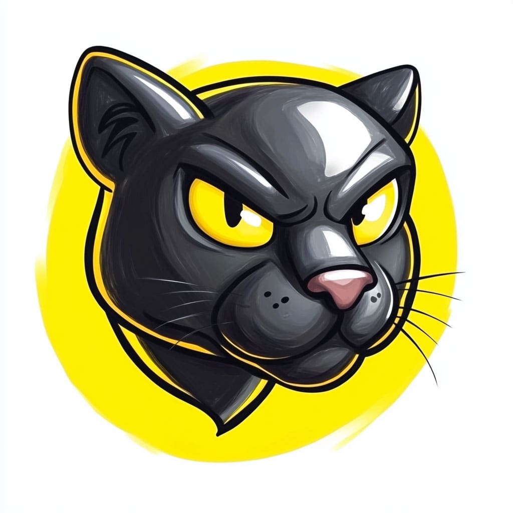 logo of a panther