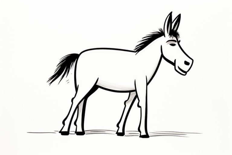 How to draw a donkey