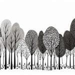How to draw a forest