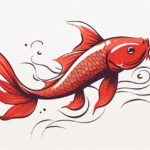 How to draw a Koi Fish