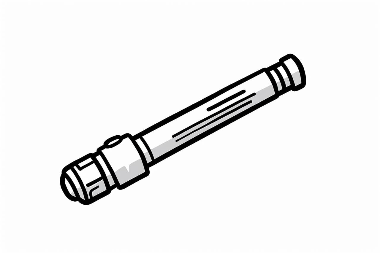 How to draw a lightsaber