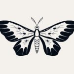How to draw a moth