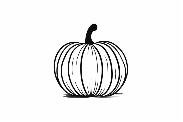 How to draw a pumpkin