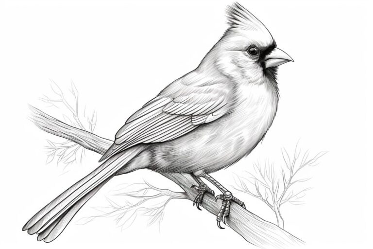 How to draw a cardinal