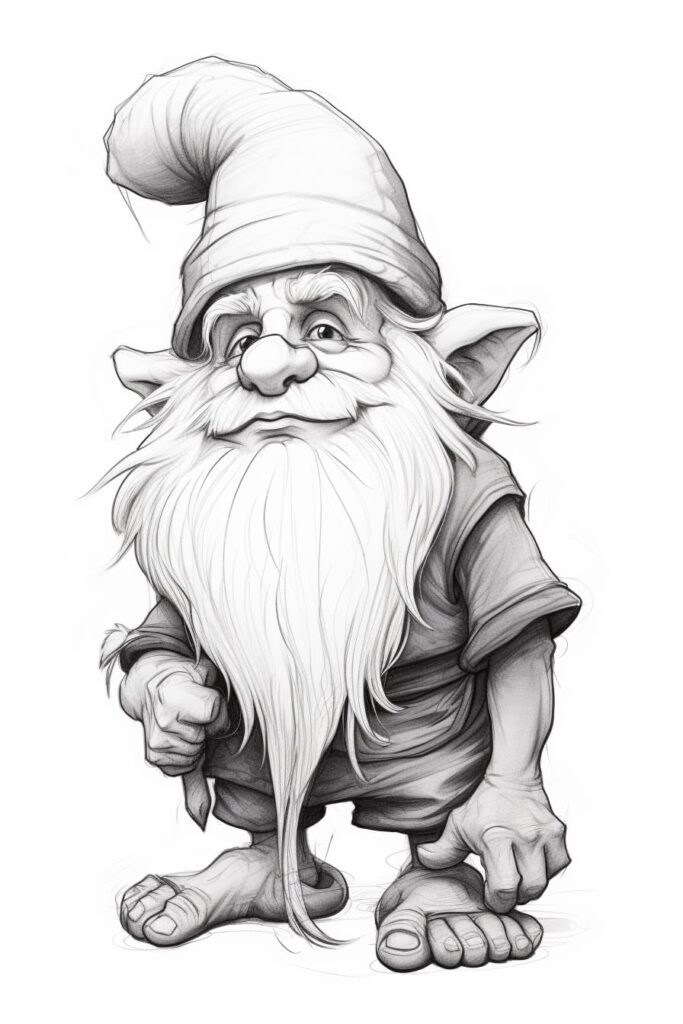 gnome drawing